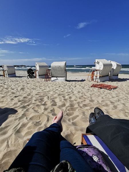 Ostsee Entspannung im Korb